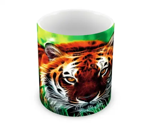 Caneca Polímero Tigre Personalizada