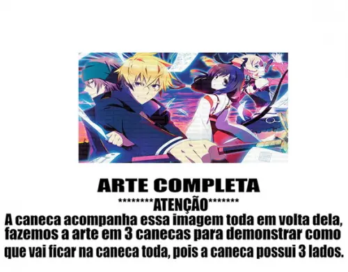 Caneca Polímero Tokyo Ravens Personalizada