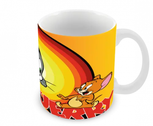 Caneca Polímero Tom e Jerry Personalizada