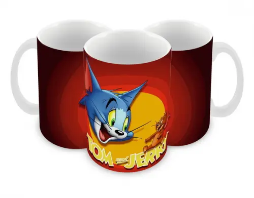 Caneca Polímero Tom e Jerry Personalizada