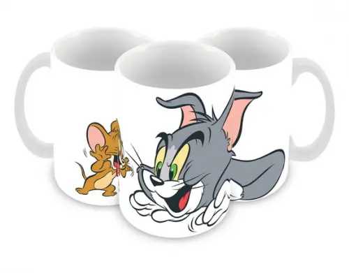 Caneca Polímero Tom e Jerry Personalizada