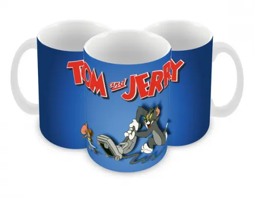 Caneca Polímero Tom e Jerry Personalizada