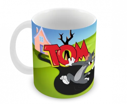 Caneca Polímero Tom e Jerry Personalizada