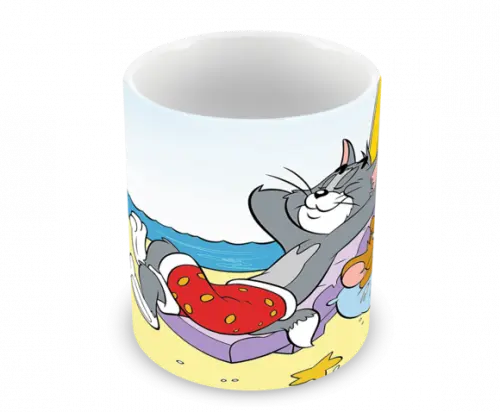 Caneca Polímero Tom e Jerry Personalizada