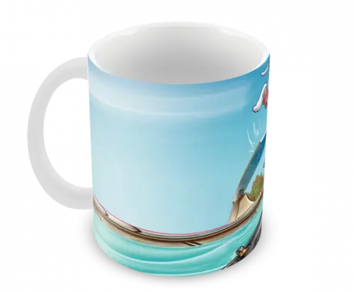 Caneca Polímero Tom e Jerry Personalizada