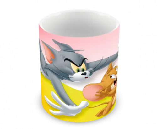Caneca Polímero Tom e Jerry Personalizada