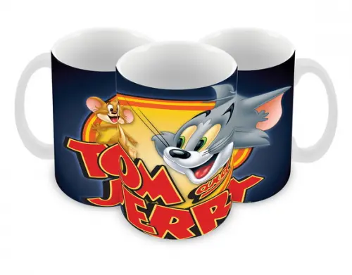 Caneca Polímero Tom e Jerry Personalizada