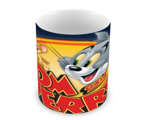 Caneca Polímero Tom e Jerry Personalizada