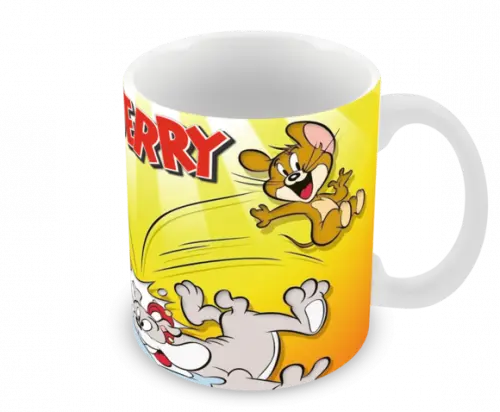 Caneca Polímero Tom e Jerry Personalizada