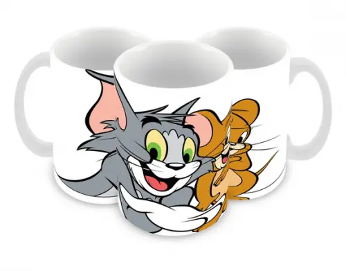 Caneca Polímero Tom e Jerry Personalizada