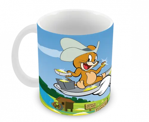 Caneca Polímero Tom e Jerry Personalizada