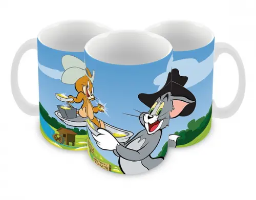 Caneca Polímero Tom e Jerry Personalizada