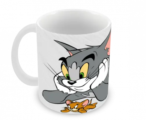 Caneca Polímero Tom e Jerry Personalizada