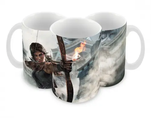 Caneca Polímero Tomb Raider Personalizada