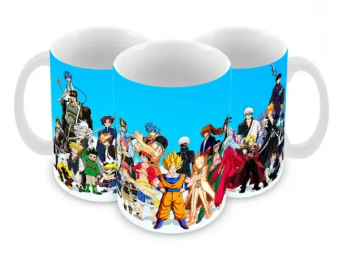 Caneca Polímero Top Animes Personalizada