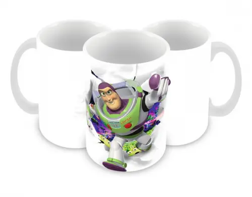 Caneca Polímero Toy Story Buzz Lightyear Personalizada