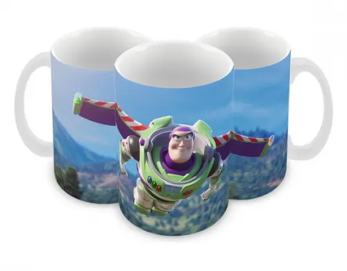 Caneca Polímero Toy Story Buzz Lightyear Personalizada