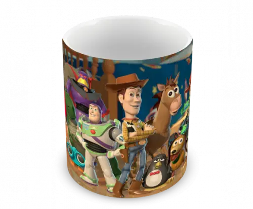 Caneca Polímero Toy Story com Nome Personalizada