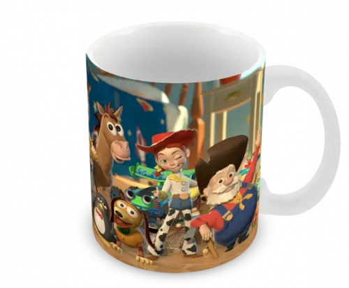 Caneca Polímero Toy Story com Nome Personalizada