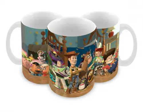 Caneca Polímero Toy Story Personalizada