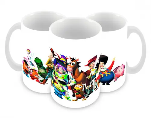 Caneca Polímero Toy Story Personalizada
