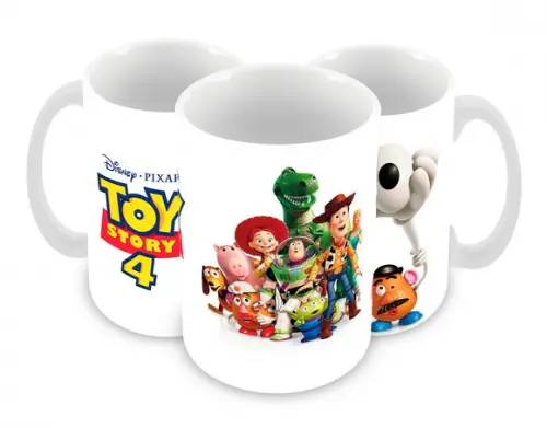 Caneca Polímero Toy Story Personalizada