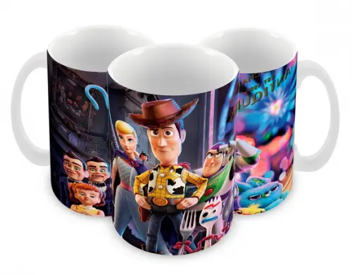 Caneca Polímero Toy Story Personalizada
