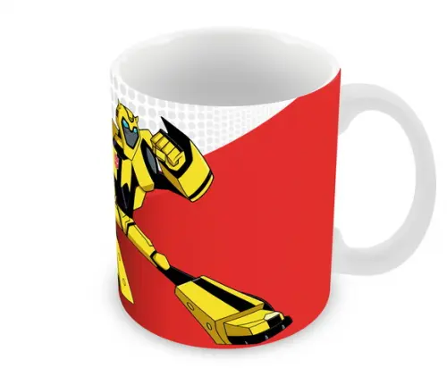 Caneca Polímero Transformers Bumblebee Desenho Personalizada