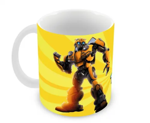 Caneca Polímero Transformers Bumblebee Personalizada