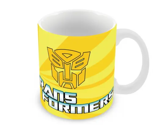 Caneca Polímero Transformers Bumblebee Personalizada