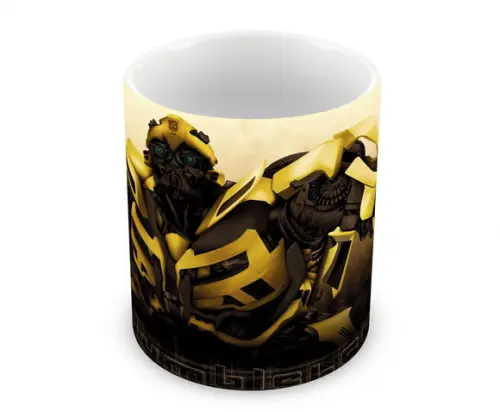 Caneca Polímero Transformers Bumblebee Personalizada