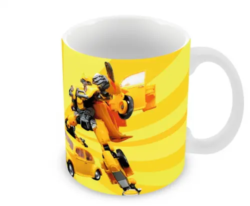 Caneca Polímero Transformers Bumblebee Personalizada