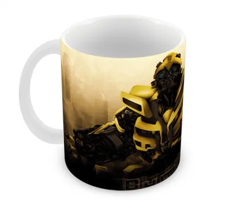 Caneca Polímero Transformers Bumblebee Personalizada