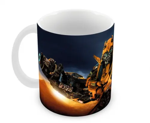 Caneca Polímero Transformers Bumblebee Personalizada