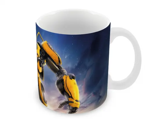 Caneca Polímero Transformers Bumblebee Personalizada