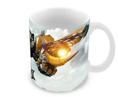 Caneca Polímero Transformers Bumblebee Personalizada