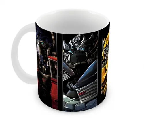 Caneca Polímero Transformers Personalizada