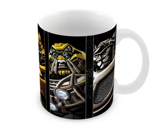 Caneca Polímero Transformers Personalizada