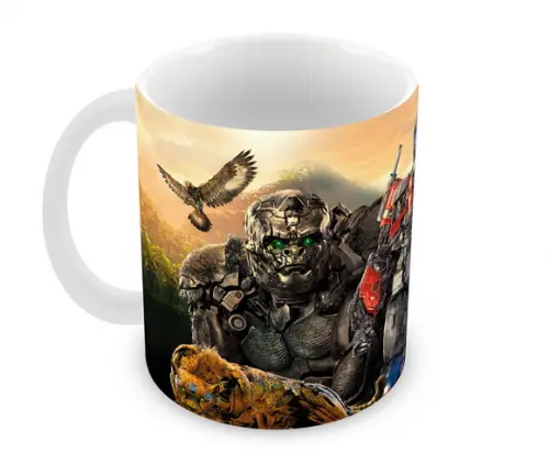 Caneca Polímero Transformers Personalizada