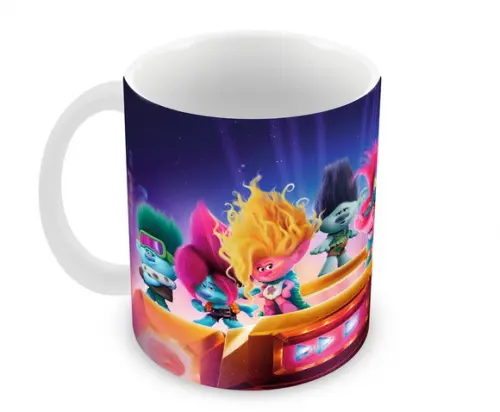 Caneca Polímero Trolls Personalizada