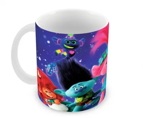 Caneca Polímero Trolls Personalizada