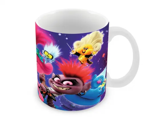 Caneca Polímero Trolls Personalizada