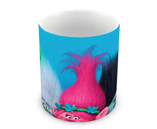 Caneca Polímero Trolls Personalizada