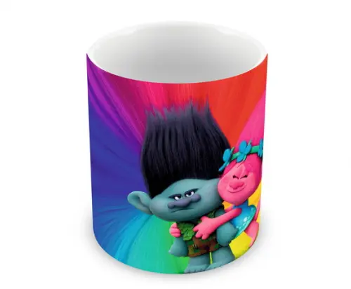 Caneca Polímero Trolls Personalizada