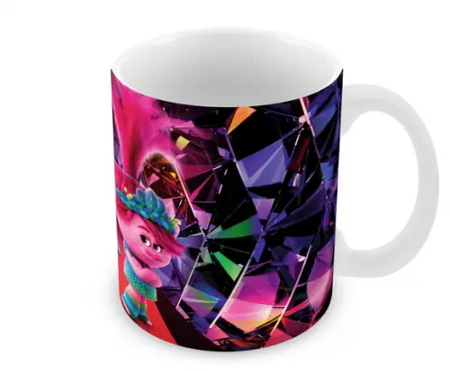 Caneca Polímero Trolls Personalizada