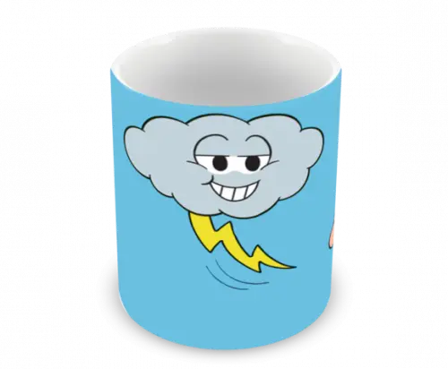 Caneca Polímero Turma da Mônica Cascão Personalizada
