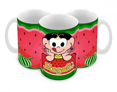 Caneca Polímero Turma da Mônica Magali Personalizada
