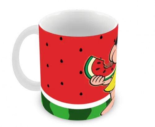 Caneca Polímero Turma da Mônica Magali Personalizada
