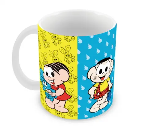 Caneca Polímero Turma da Mônica Personalizada