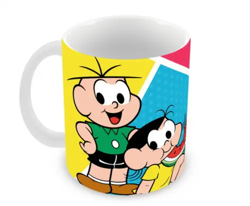 Caneca Polímero Turma da Mônica Personalizada